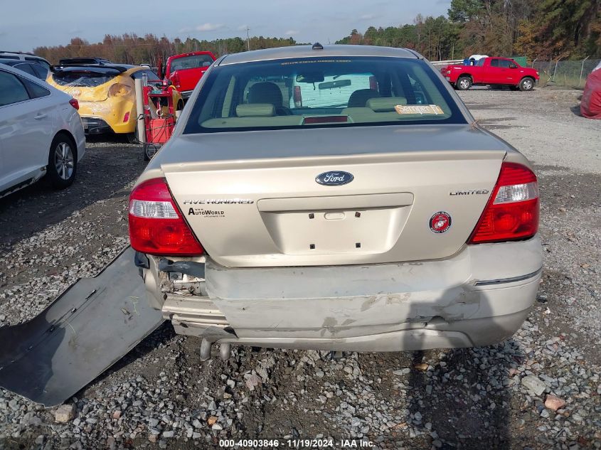 2007 Ford Five Hundred Limited VIN: 1FAHP25147G129796 Lot: 40903846