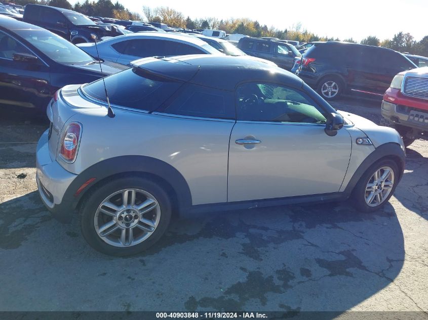 2013 Mini Coupe Cooper S VIN: WMWSX3C53DT466116 Lot: 40903848