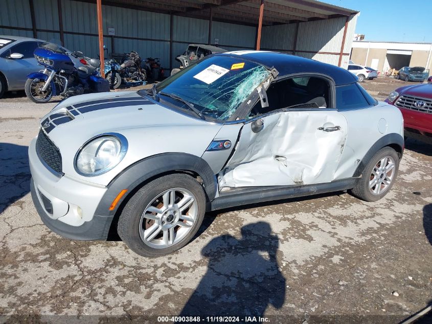 2013 Mini Coupe Cooper S VIN: WMWSX3C53DT466116 Lot: 40903848