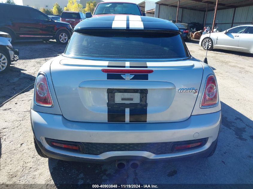 2013 Mini Coupe Cooper S VIN: WMWSX3C53DT466116 Lot: 40903848