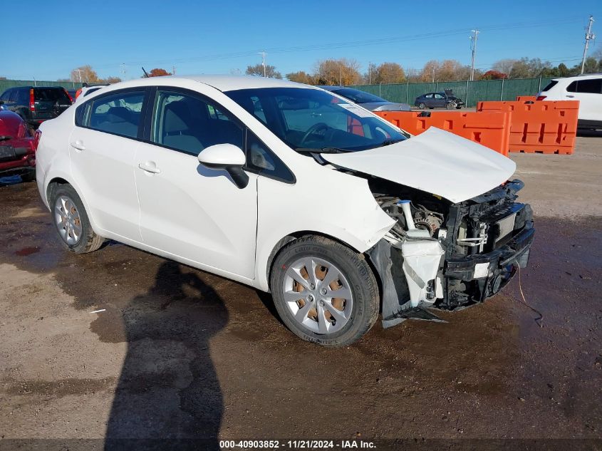 2015 Kia Rio Lx VIN: KNADM4A30F6466259 Lot: 40903852