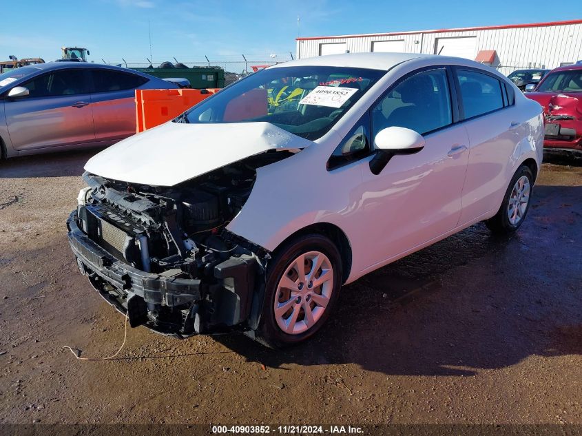 2015 Kia Rio Lx VIN: KNADM4A30F6466259 Lot: 40903852