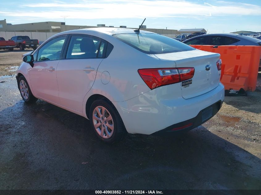 2015 Kia Rio Lx VIN: KNADM4A30F6466259 Lot: 40903852