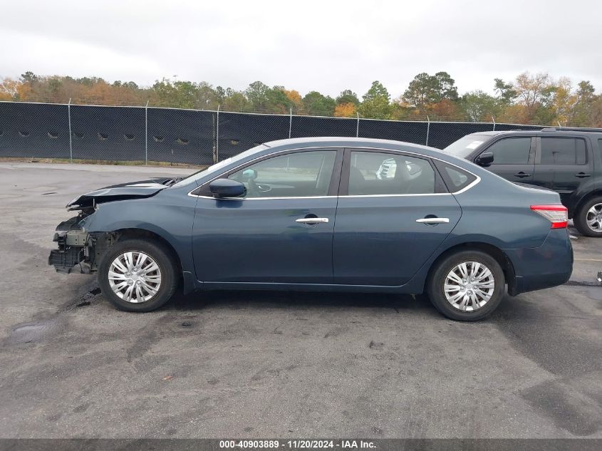 2014 Nissan Sentra S VIN: 3N1AB7AP3EL618218 Lot: 40903889