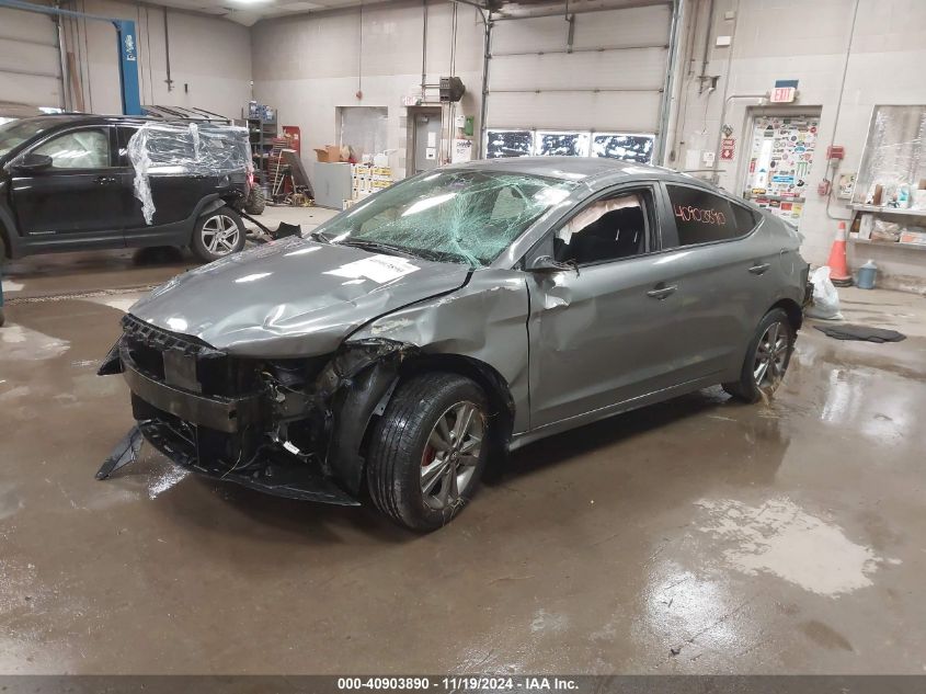 VIN 5NPD84LF2JH384191 2018 Hyundai Elantra, Sel no.2