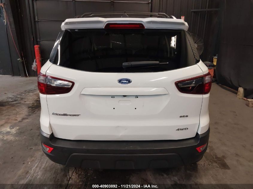 2020 Ford Ecosport Ses VIN: MAJ6S3JL9LC361475 Lot: 40903892