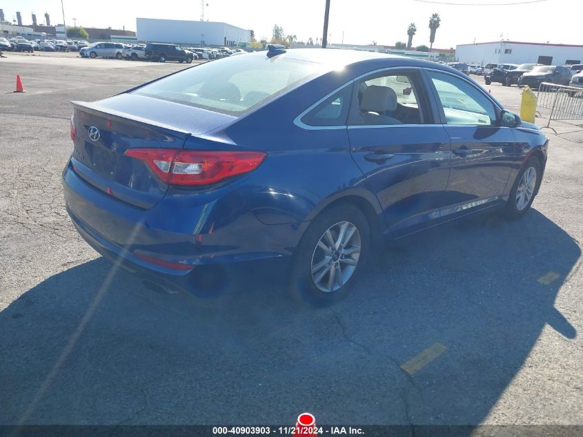 2017 HYUNDAI SONATA SE - 5NPE24AF6HH448820