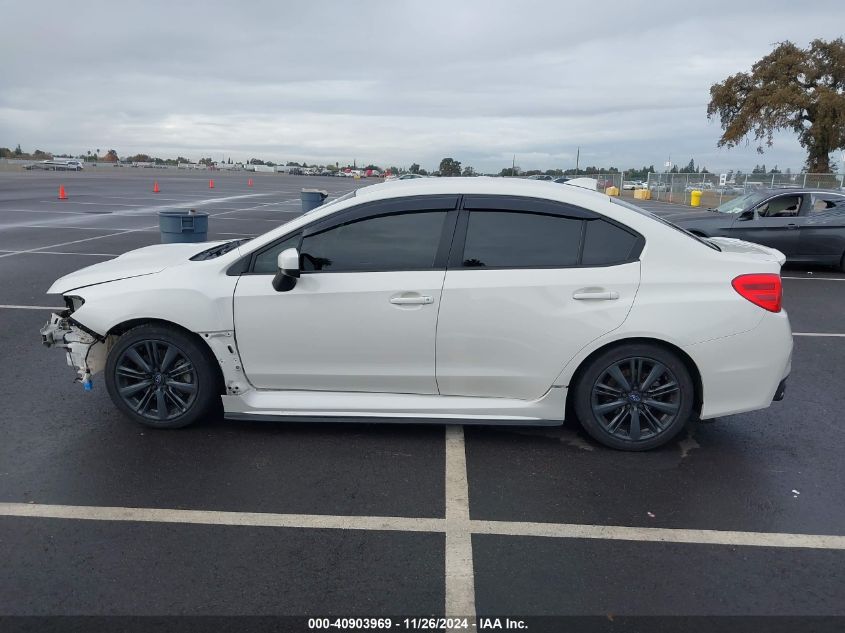 2018 Subaru Wrx VIN: JF1VA1A65J9801120 Lot: 40903969