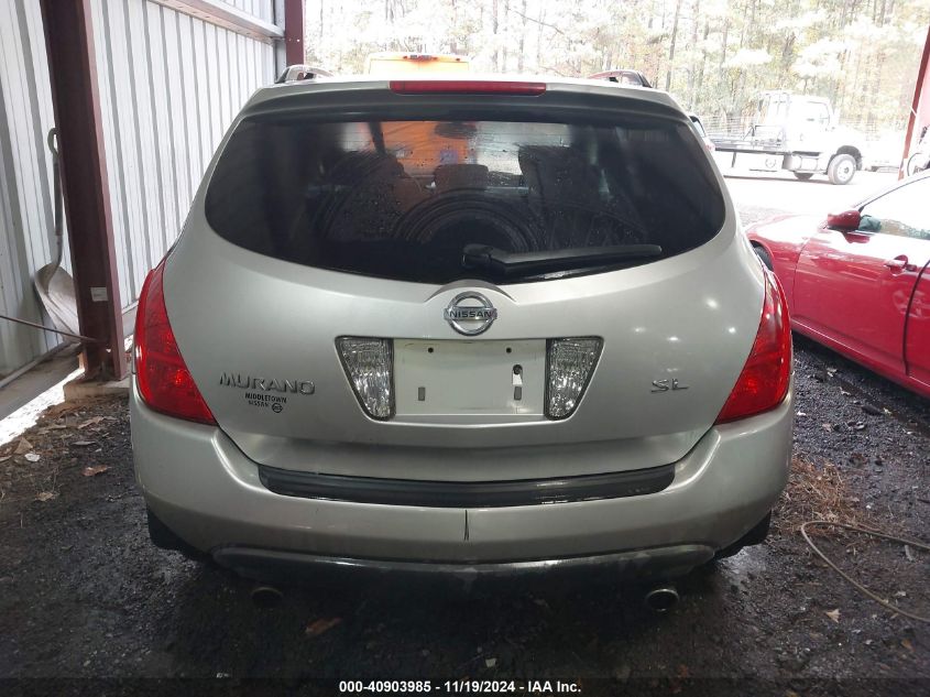 2003 Nissan Murano Sl VIN: JN8AZ08T23W107372 Lot: 40903985