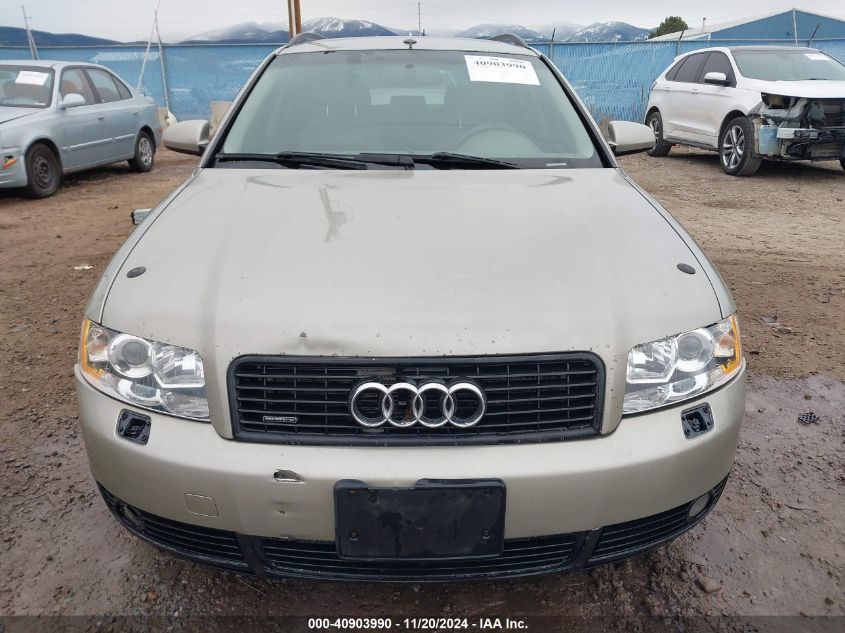 2003 Audi A4 1.8T Avant VIN: WAUVC68E73A253814 Lot: 40903990