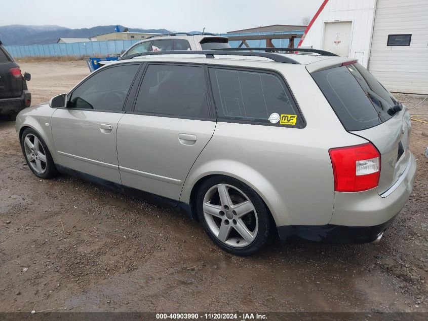 2003 Audi A4 1.8T Avant VIN: WAUVC68E73A253814 Lot: 40903990