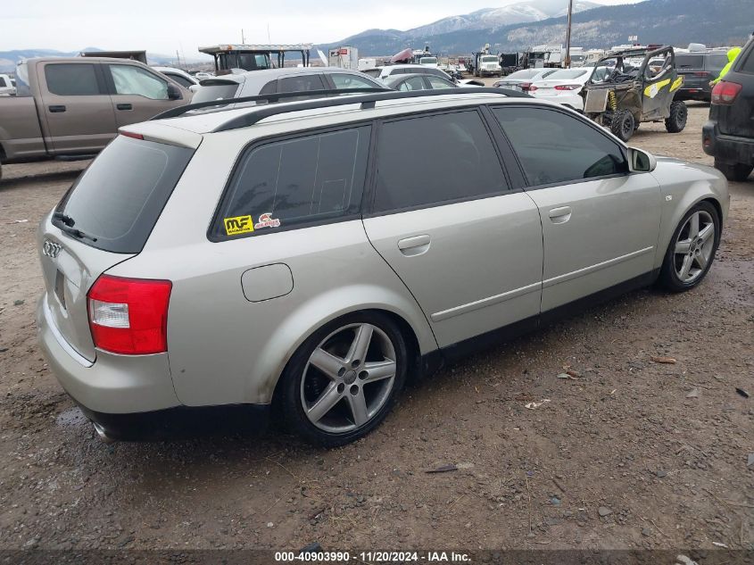 2003 Audi A4 1.8T Avant VIN: WAUVC68E73A253814 Lot: 40903990