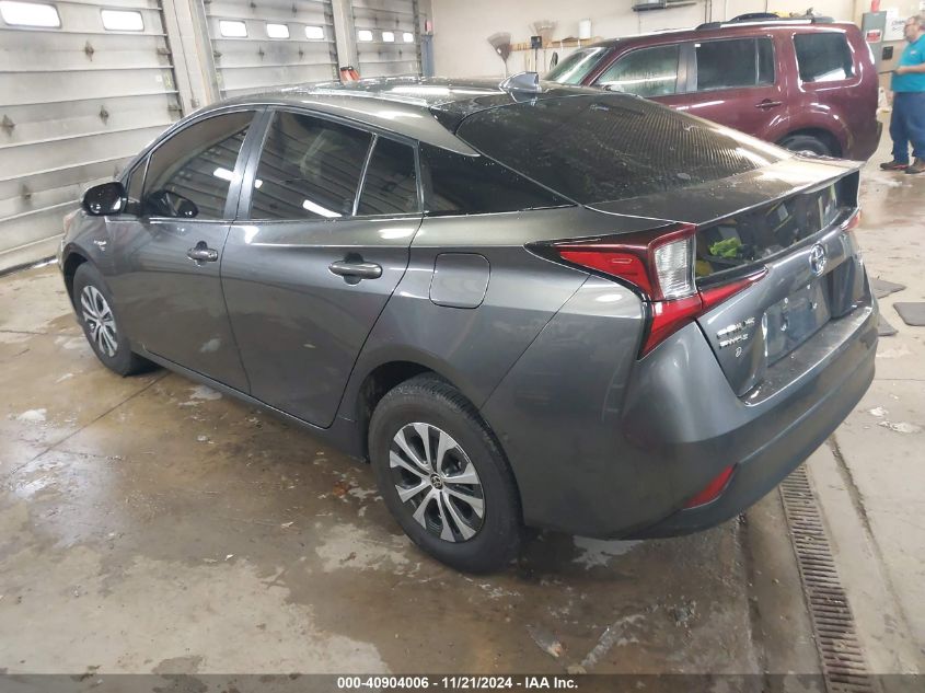 2021 Toyota Prius Xle Awd-E VIN: JTDL9MFU1M3022680 Lot: 40904006