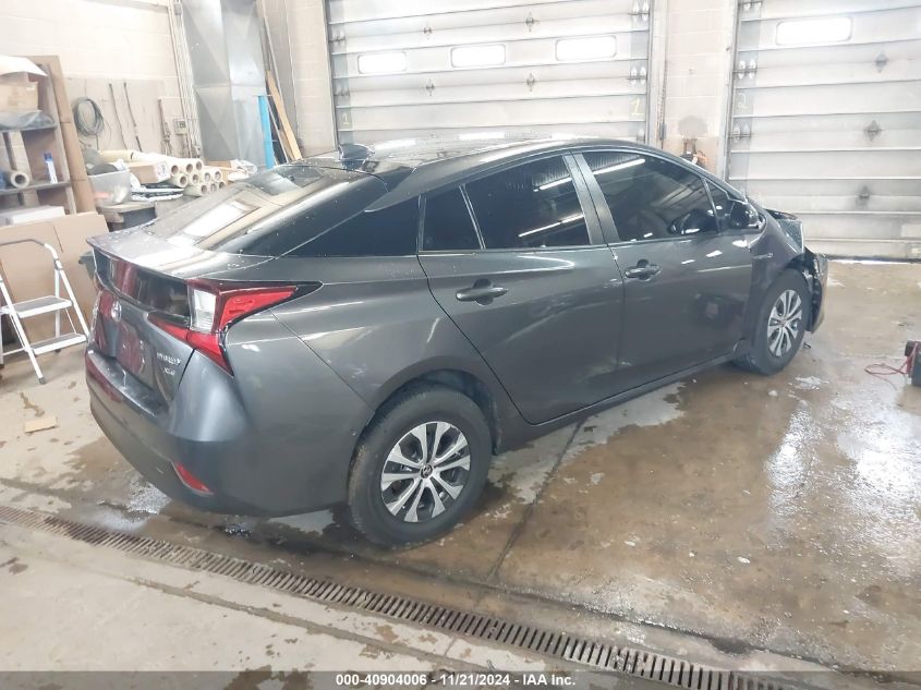 2021 Toyota Prius Xle Awd-E VIN: JTDL9MFU1M3022680 Lot: 40904006