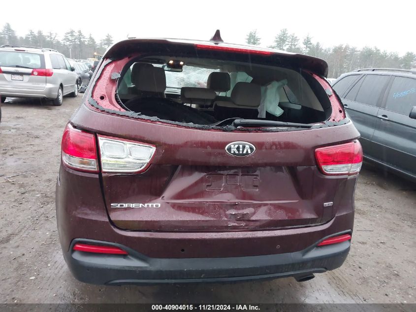 2017 Kia Sorento 2.4L Lx VIN: 5XYPGDA37HG277521 Lot: 40904015