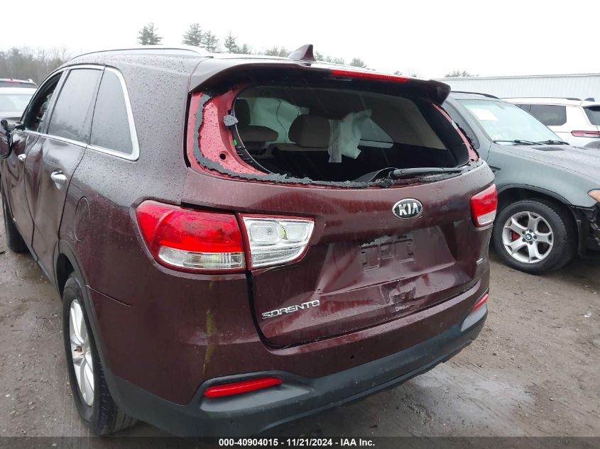 2017 Kia Sorento 2.4L Lx VIN: 5XYPGDA37HG277521 Lot: 40904015