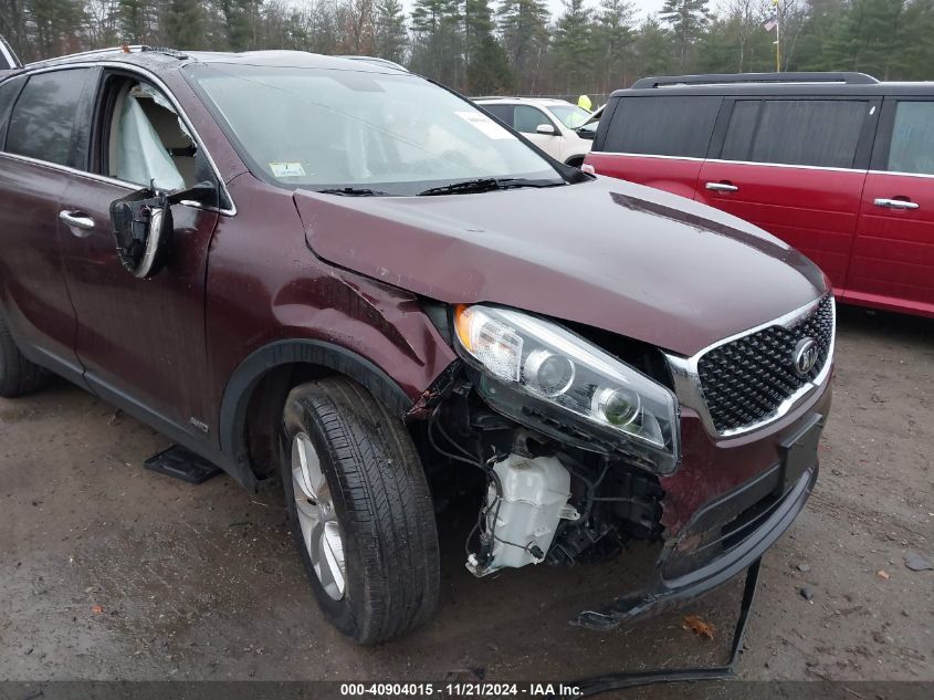 2017 Kia Sorento 2.4L Lx VIN: 5XYPGDA37HG277521 Lot: 40904015