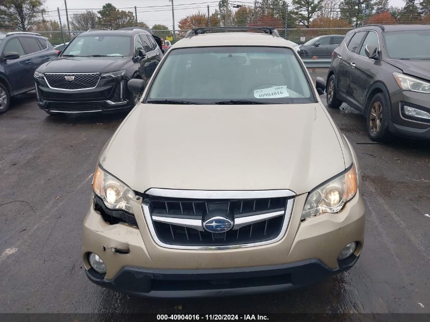 2008 Subaru Outback 2.5I/2.5I L.l. Bean Edition VIN: 4S4BP61C887322710 Lot: 40904016