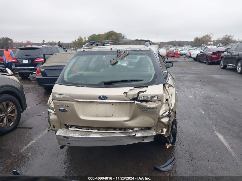 2008 Subaru Outback 2.5I/2.5I L.l. Bean Edition VIN: 4S4BP61C887322710 Lot: 40904016