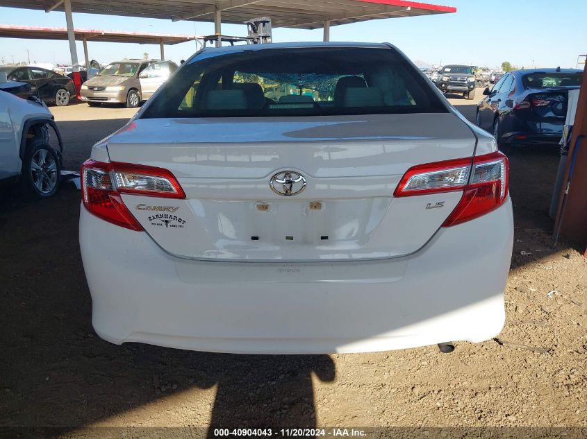 2012 Toyota Camry Le VIN: 4T1BF1FK2CU153137 Lot: 40904043