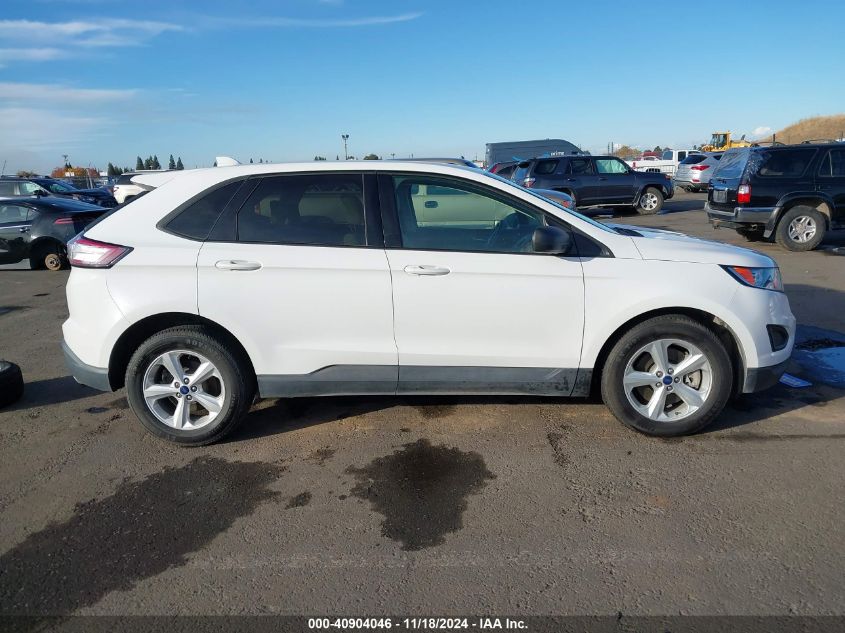 2016 Ford Edge Se VIN: 2FMPK4G99GBC13859 Lot: 40904046