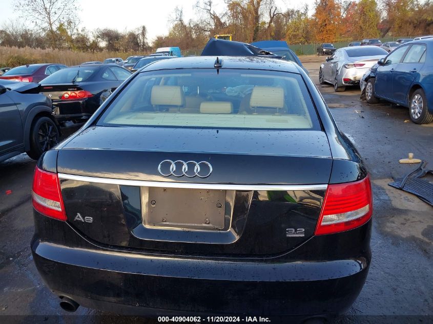 2006 Audi A6 3.2 VIN: WAUDH74F76N075420 Lot: 40904062