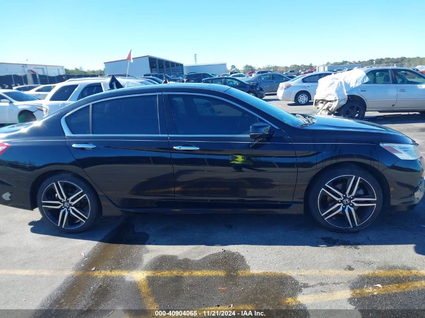 2017 Honda Accord Touring V6 VIN: 1HGCR3F9XHA038286 Lot: 40904065