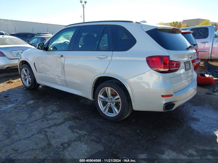 2015 BMW X5 xDrive50I VIN: 5UXKR6C53F0J75844 Lot: 40904068