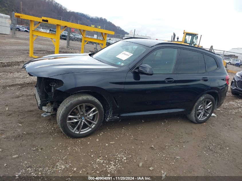 2021 BMW X3 xDrive30I VIN: 5UXTY5C01M9E74508 Lot: 40904091