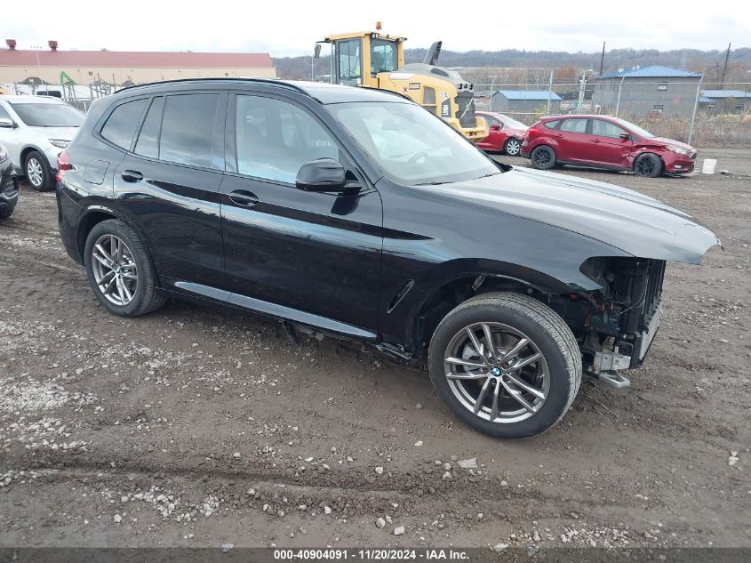 VIN 5UXTY5C01M9E74508 2021 BMW X3, Xdrive30I no.1