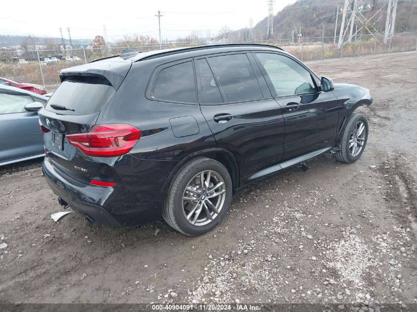 VIN 5UXTY5C01M9E74508 2021 BMW X3, Xdrive30I no.4