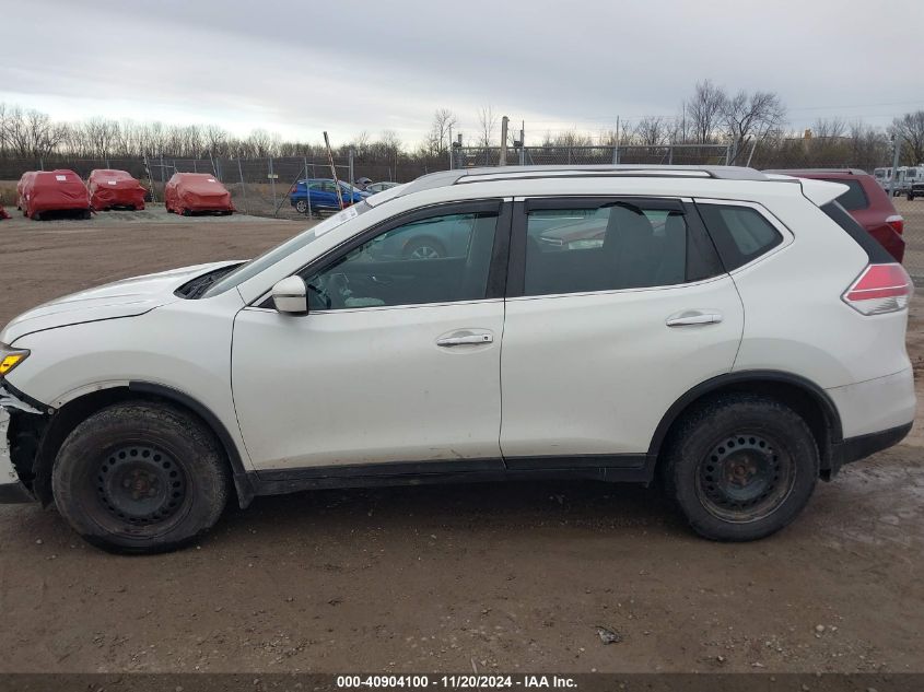 2016 Nissan Rogue S/Sl/Sv VIN: 5N1AT2MV6GC878713 Lot: 40904100