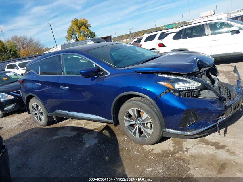 2021 Nissan Murano S Intelligent Awd VIN: 5N1AZ2AS6MC143623 Lot: 40904134