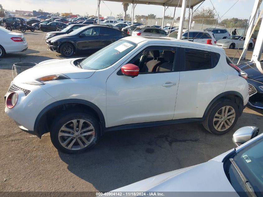 2015 Nissan Juke Nismo/S/Sl/Sv VIN: JN8AF5MR1F3503184 Lot: 40904142