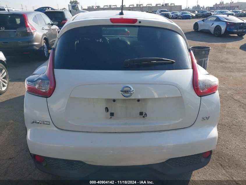 2015 Nissan Juke Nismo/S/Sl/Sv VIN: JN8AF5MR1F3503184 Lot: 40904142