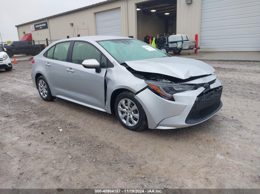 VIN JTDEPMAE9MJ180596 2021 TOYOTA COROLLA LE