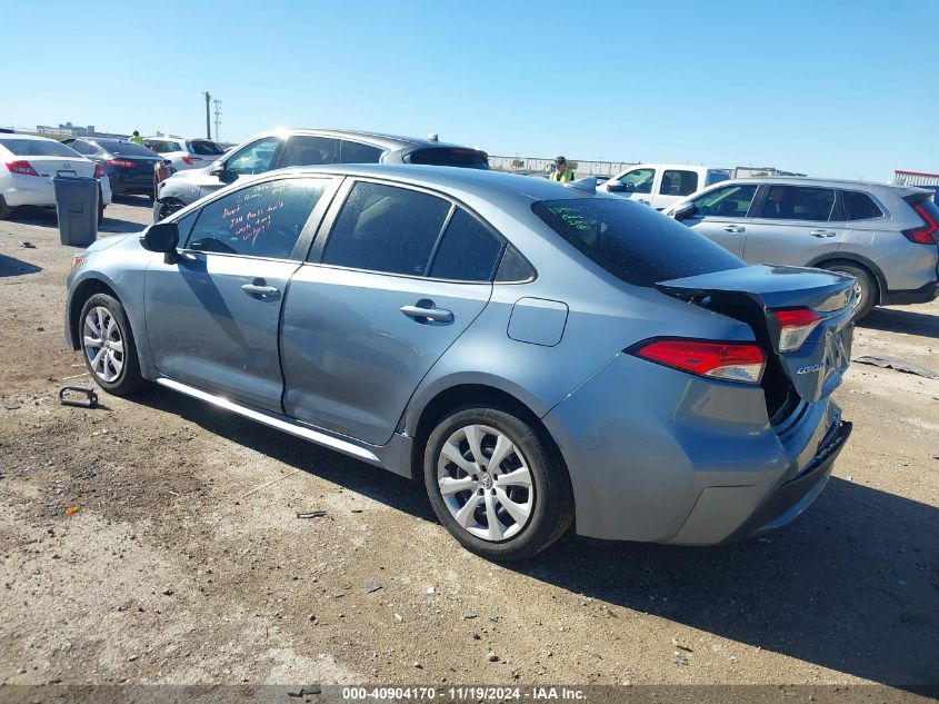 VIN 5YFEPMAE8MP219089 2021 Toyota Corolla, LE no.3