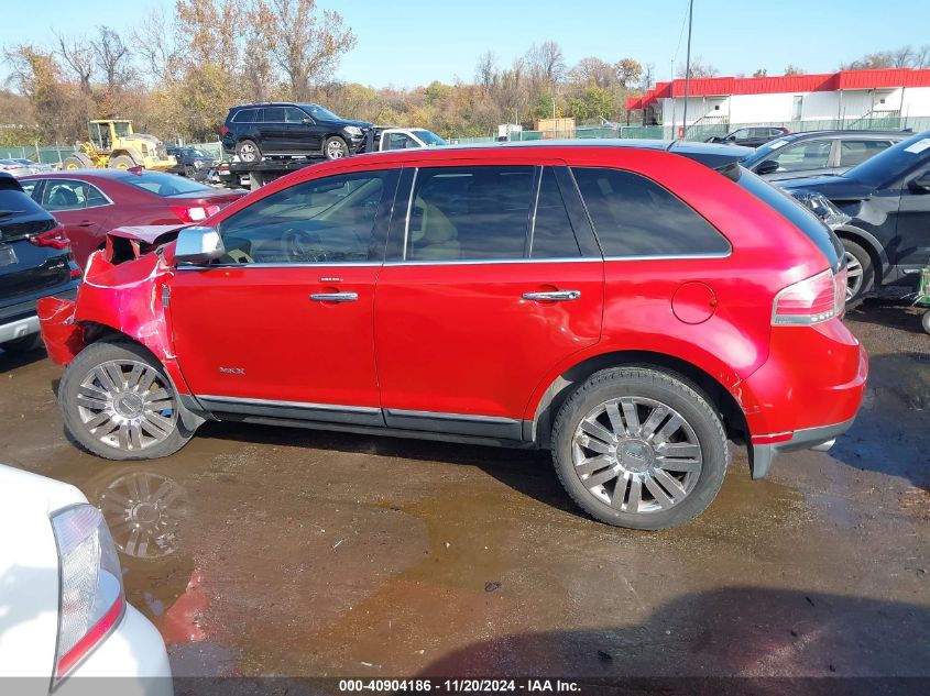 2010 Lincoln Mkx VIN: 2LMDJ8JC7ABJ14678 Lot: 40904186