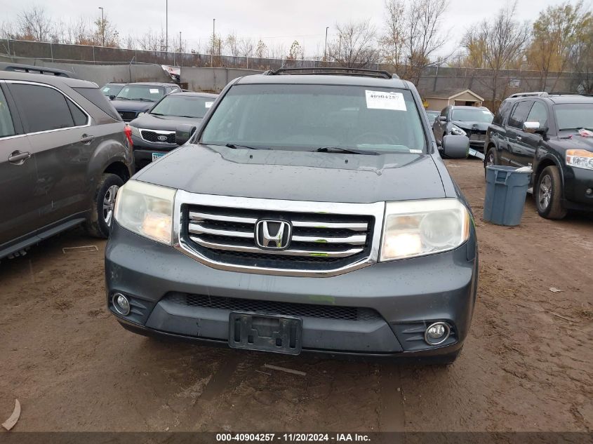 2012 Honda Pilot Ex-L VIN: 5FNYF4H50CB033689 Lot: 40904257