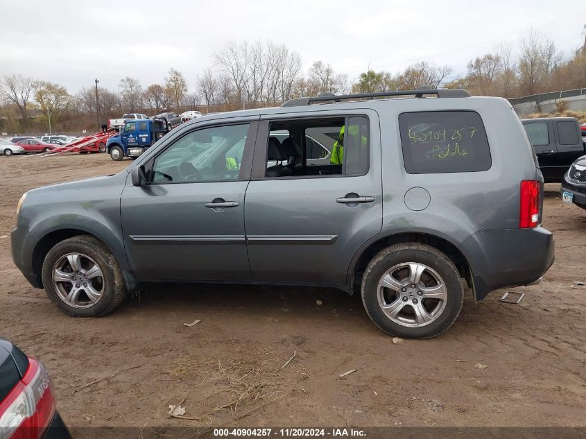 2012 Honda Pilot Ex-L VIN: 5FNYF4H50CB033689 Lot: 40904257