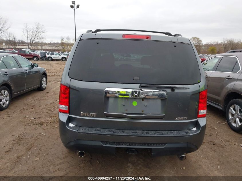 2012 Honda Pilot Ex-L VIN: 5FNYF4H50CB033689 Lot: 40904257