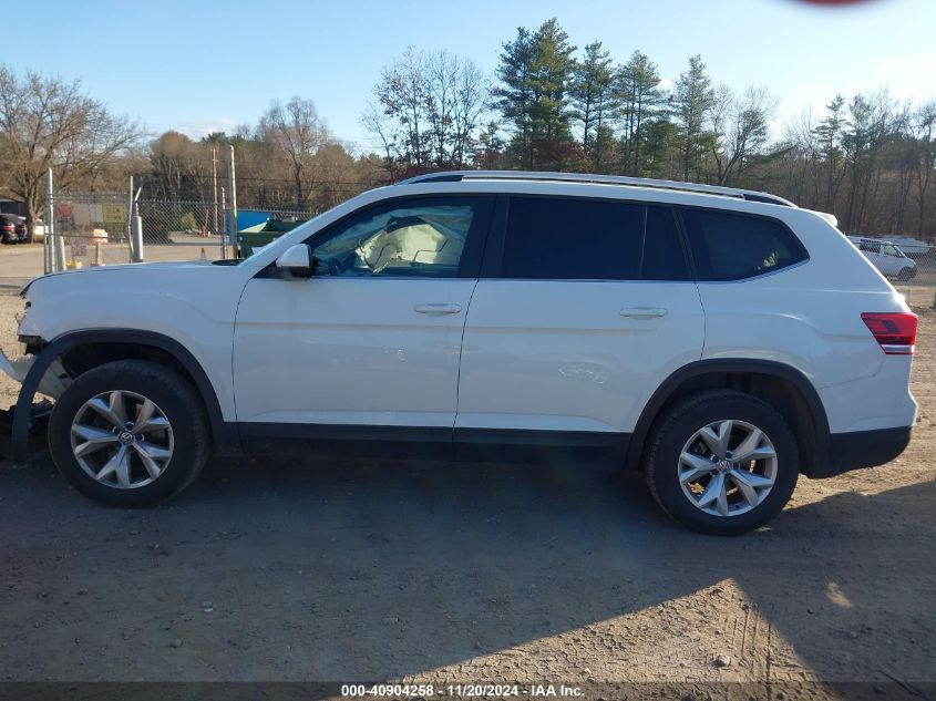 2019 Volkswagen Atlas 3.6L V6 Se VIN: 1V2LR2CA2KC601218 Lot: 40904258