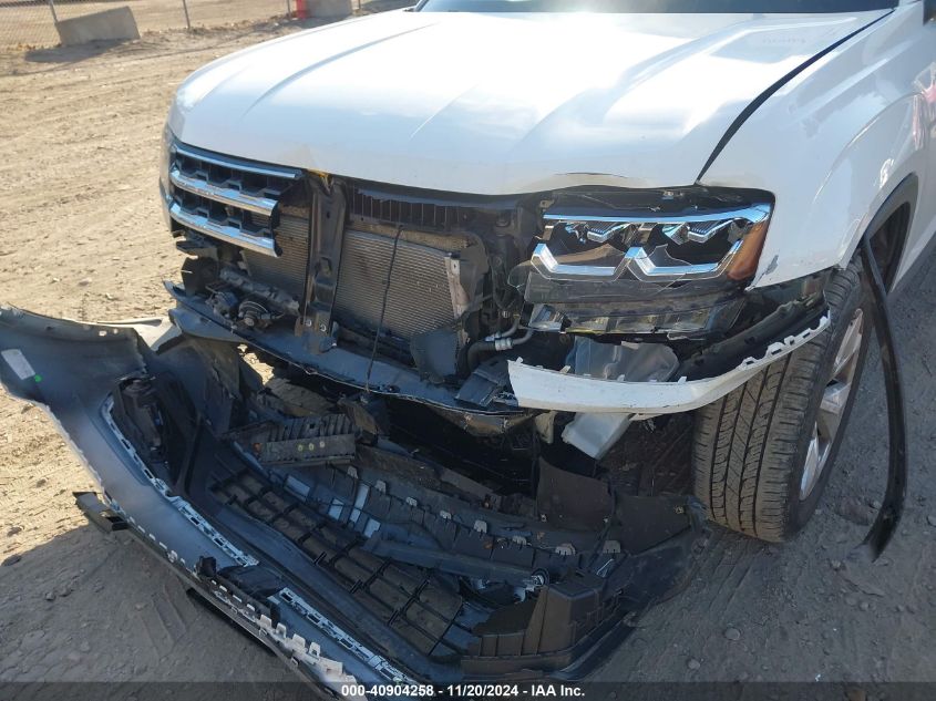 2019 Volkswagen Atlas 3.6L V6 Se VIN: 1V2LR2CA2KC601218 Lot: 40904258