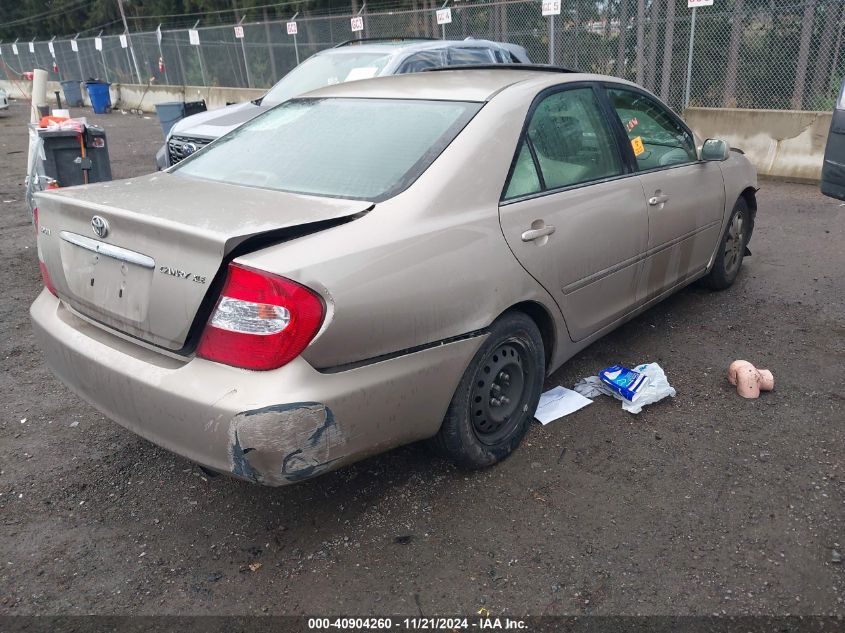 2004 Toyota Camry Xle VIN: 4T1BE30K04U856342 Lot: 40904260