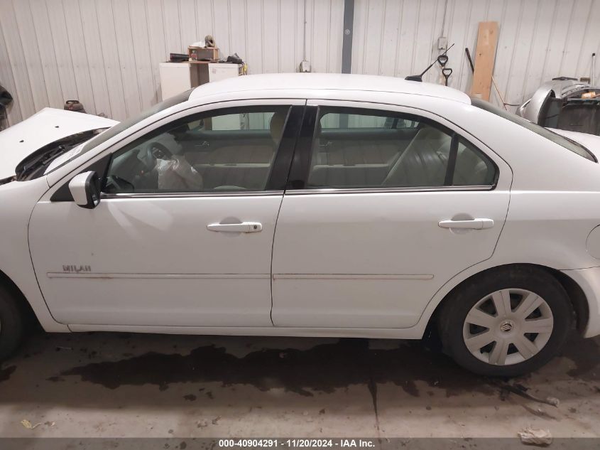 2007 Mercury Milan I4 VIN: 3MEHM07Z37R649179 Lot: 40904291