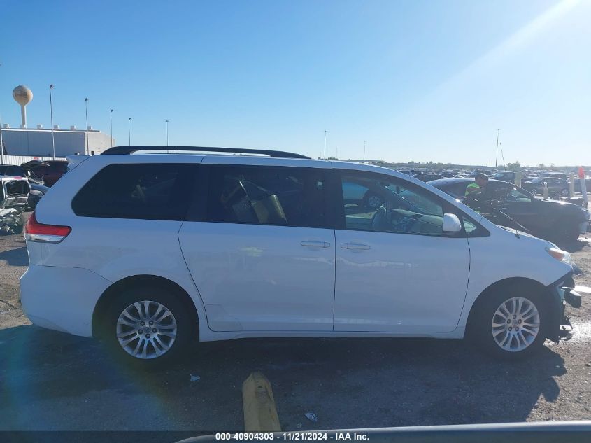 2013 Toyota Sienna Xle V6 8 Passenger VIN: 5TDYK3DC5DS380183 Lot: 40904303