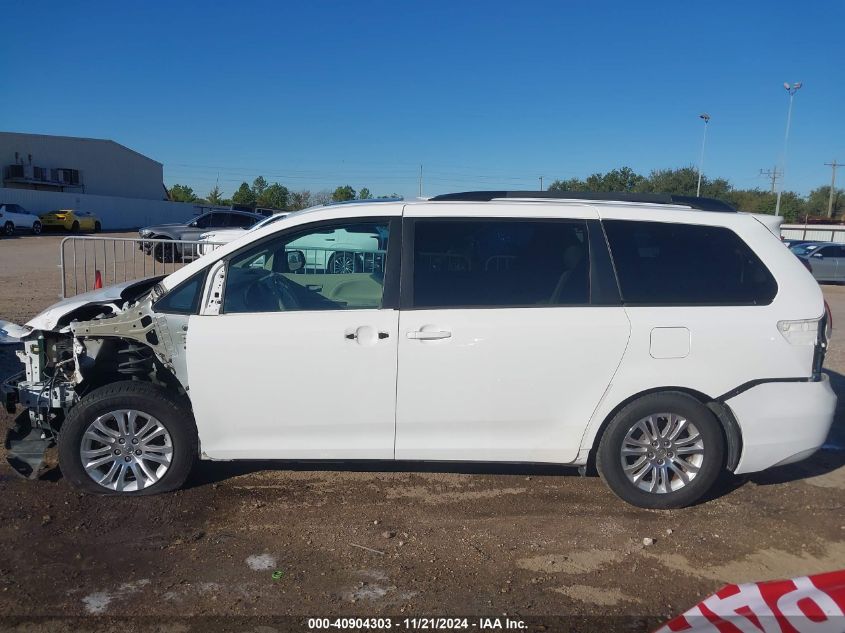 2013 Toyota Sienna Xle V6 8 Passenger VIN: 5TDYK3DC5DS380183 Lot: 40904303