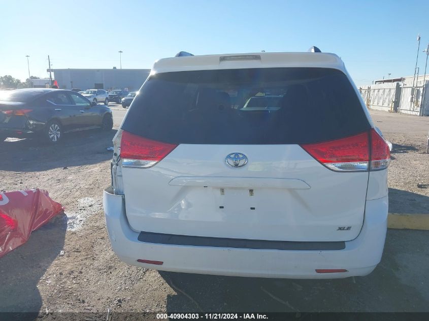 2013 Toyota Sienna Xle V6 8 Passenger VIN: 5TDYK3DC5DS380183 Lot: 40904303