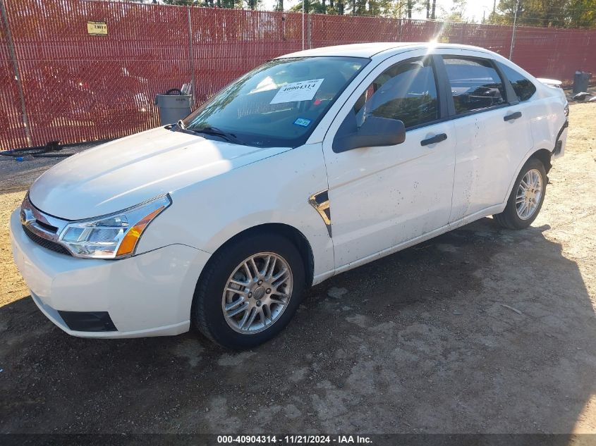 2008 Ford Focus Se/Ses VIN: 1FAHP35N98W272386 Lot: 40904314