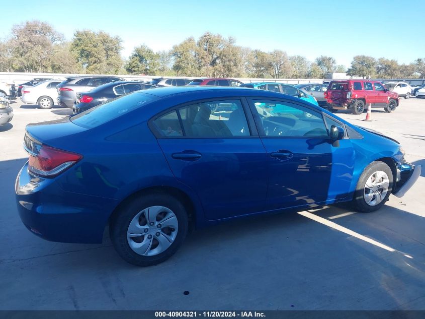 2014 HONDA CIVIC VIN: 19XFB2F50EE212186